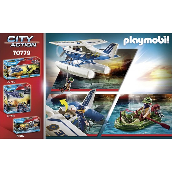 Playmobil City Action Καταδίωξη λαθρέμπορου από αστυνομικό υδροπλάνο (70779)