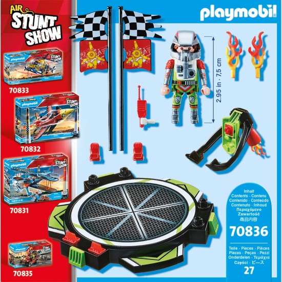 Playmobil Air Stunt Show Πτήση με jetpack (70836)