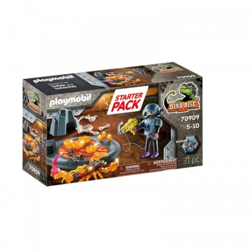 Playmobil Dino Rise Starter Pack Πολεμώντας τον Σκορπιό της φωτιάς (70909)