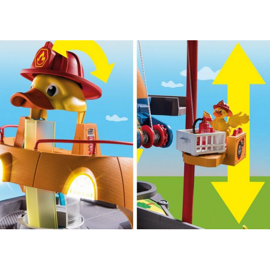 Playmobil Duck On Call Αρχηγείο (70910)