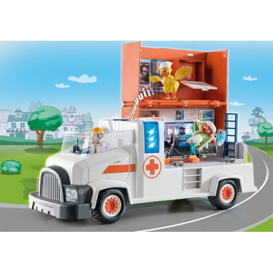 Playmobil Duck On Call Ασθενοφόρο (70913)