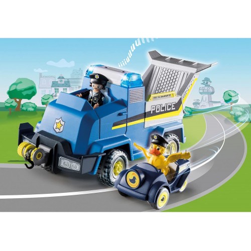 Playmobil Duck On Call Όχημα Αστυνομίας με mini car (70915)
