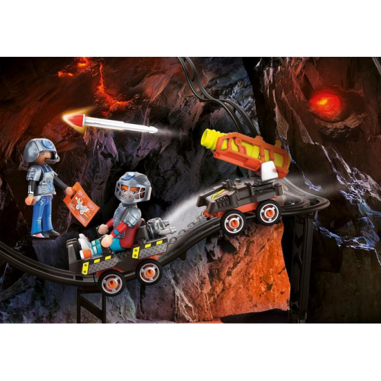 Playmobil Dino Rise Μαχητές με όχημα μεταφοράς πυραύλων (70929)