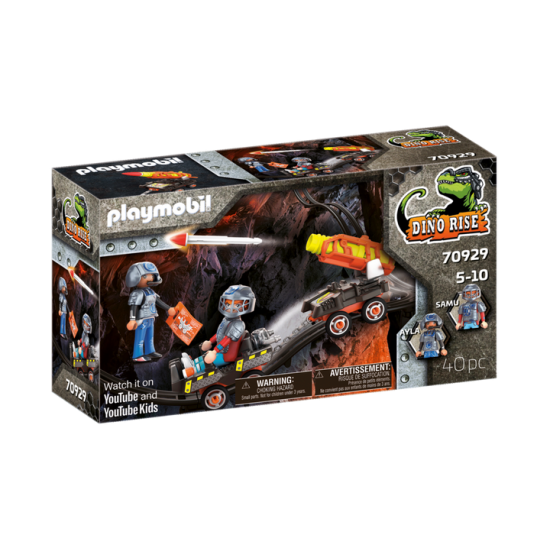 Playmobil Dino Rise Μαχητές με όχημα μεταφοράς πυραύλων (70929)