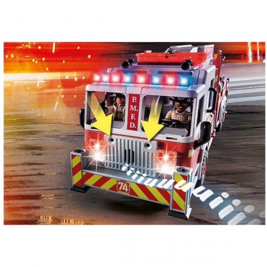 Playmobil City Action US Tower Ladder: Πυροσβεστικό όχημα (70935)