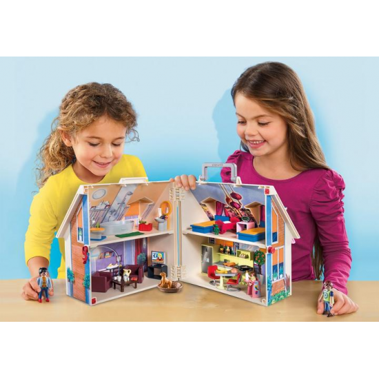 Playmobil Dollhouse Μοντέρνο Κουκλόσπιτο-βαλιτσάκι (70985)