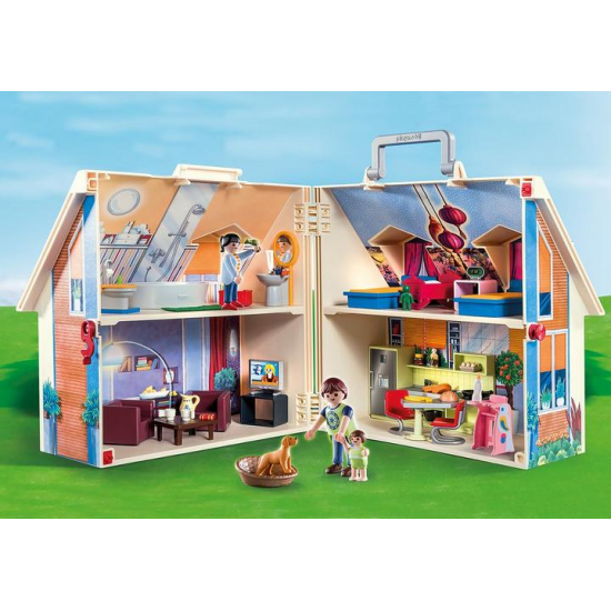 Playmobil Dollhouse Μοντέρνο Κουκλόσπιτο-βαλιτσάκι (70985)