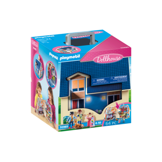 Playmobil Dollhouse Μοντέρνο Κουκλόσπιτο-βαλιτσάκι (70985)
