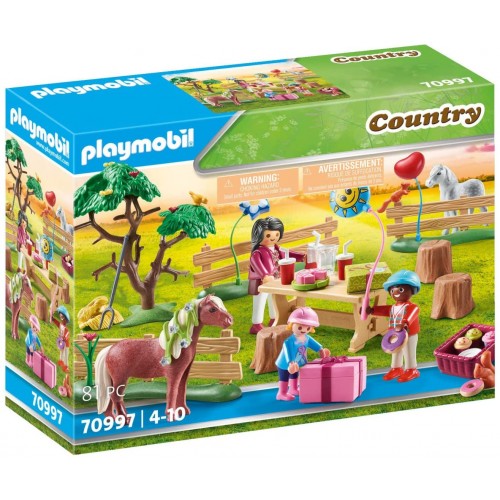 Playmobil Country Παιδικό πάρτυ στη Φάρμα των πόνυ (70997)