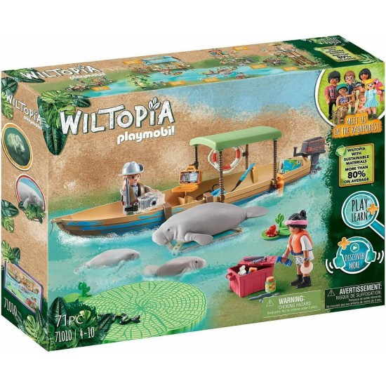 Playmobil Wiltopia - Εκδρομή με ποταμόπλοιο στον Αμαζόνιο (71010)