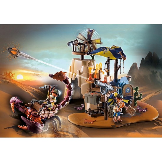 Playmobil Novelmore Sal'ahari Sands - Μυστική βάση με γιγάντιο σκορπιό για 5-10 ετών (71024)