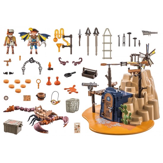 Playmobil Novelmore Sal'ahari Sands - Μυστική βάση με γιγάντιο σκορπιό για 5-10 ετών (71024)