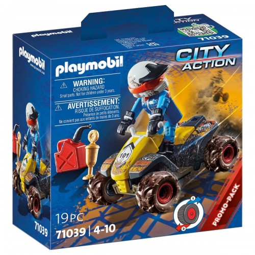 Playmobil City Action- Οδηγός αγώνων με γουρούνα 4x4 (71039)