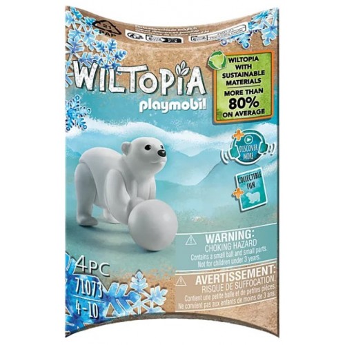 Playmobil Wiltopia- Μωρό πολκή αρκούδα (71073) 