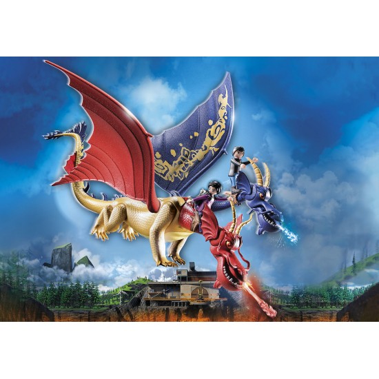 Playmobil Dreamworks Dragons: The Nine Realms-  Οι Wu & Wei με την Jun (71080)