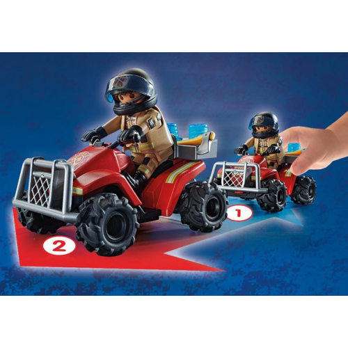 Playmobil City Action Fire Rescue Quad (71090)