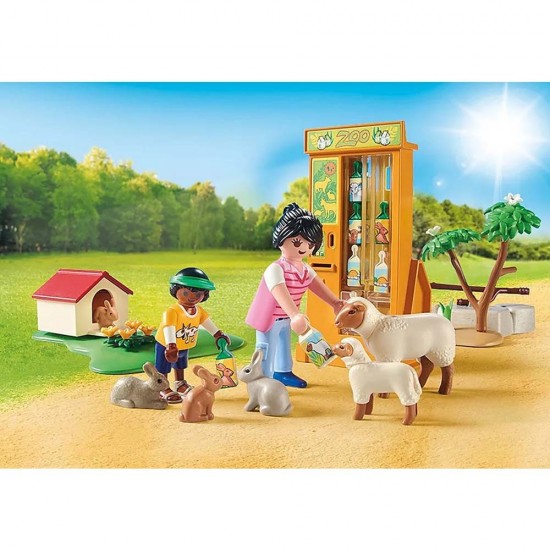 Playmobil Family Fun- Ζωολογικός κήπος με ήμερα ζωάκια (71191)