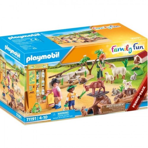 Playmobil Family Fun- Ζωολογικός κήπος με ήμερα ζωάκια (71191)