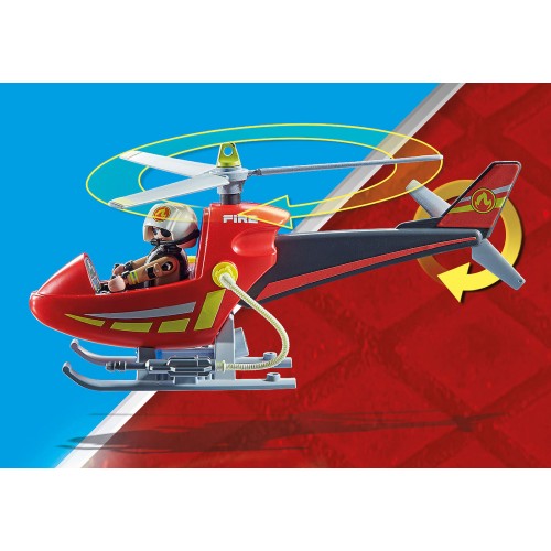 Playmobil City Action- Ελικόπτερο Πυροσβεστικής (71195)