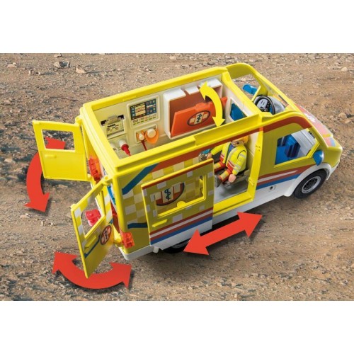 Playmobil City Life- Ασθενφόρο με διασώστες (71202)