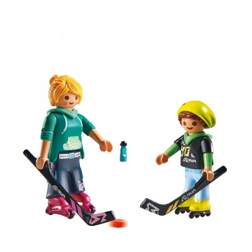 Playmobil Sports & Action- DuoPack Παίκτες Roller Hockey (71209)