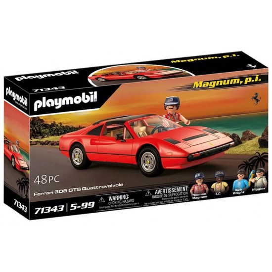 Playmobil Magnum, P.I. Ferrari 308 Gts Quattrovalvole (71343)