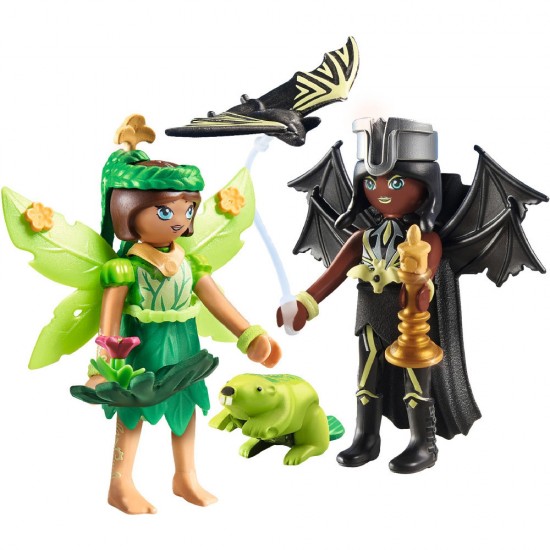 Playmobil Ayuma Forest Fairy & Bat Fairy With Soul Animals (71350)