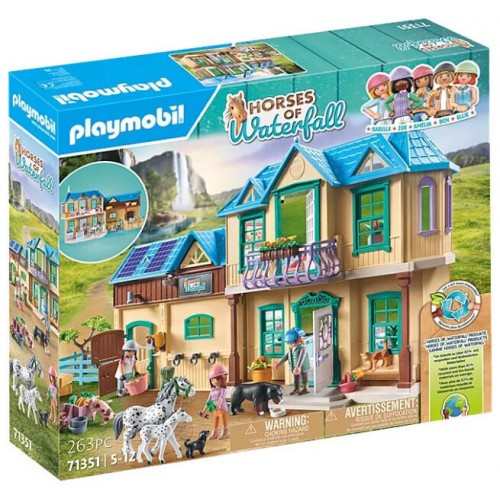 Playmobil Horses Of Waterfall Μεγάλο Ράντσο (71351)