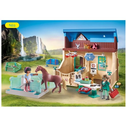 Playmobil Horses Of Waterfall Κτηνιατρική Κλινική Αλόγων (71352)