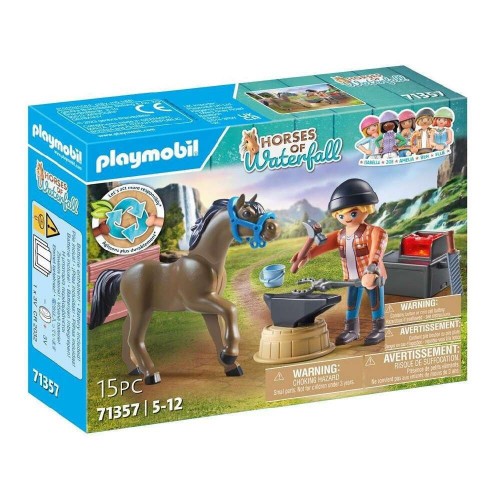 Playmobil Horses Of Waterfall Ο Πεταλωτής Ben Με Το Άλογο Achilles (71354)