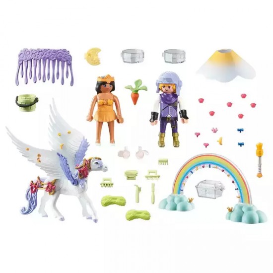 Playmobil Princess Magic Πήγασος και Πριγκίπισσες του Ουράνιου Τόξου (71361)
