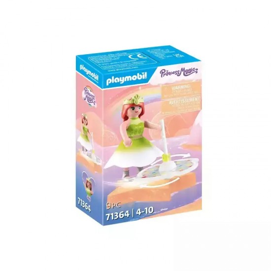 Playmobil Princess Magic Πριγκίπισσα Του Ουράνιου Τόξου Με Σβούρα (71364)