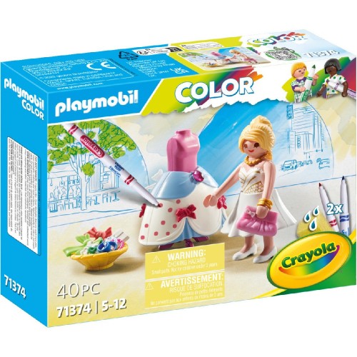 Playmobil Color Σχεδιάστρια Μόδας (71374)