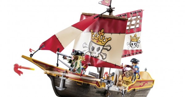 Pièces Détachées PLAYMOBIL Chaîne Grise Pour Bateau Pirate - Références 6929, 71023, Etc., Occasion