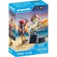 Playmobil Pirates Πειρατής Με Κανόνι (71421)