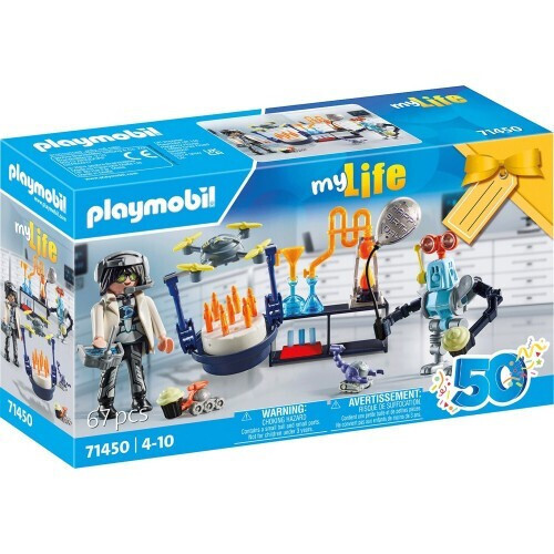 Playmobil City Life Πάρτυ Στο Εργαστήριο Του Τρελοεπιστήμονα (71450)