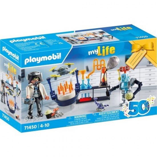 Playmobil City Life Πάρτυ Στο Εργαστήριο Του Τρελοεπιστήμονα (71450)