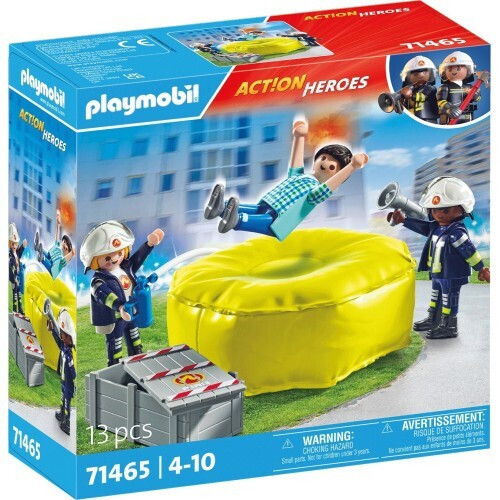 Playmobil City Action Πυροσβέστες Με Στρώμα Διάσωσης (71465)