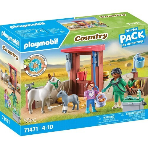 Playmobil Country Φροντίζοντας Τα Γαϊδουράκια (71471)
