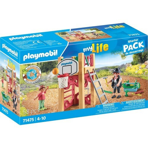 Playmobil City Life Εργασίες Επισκευής Παιδικής Χαράς (71475)