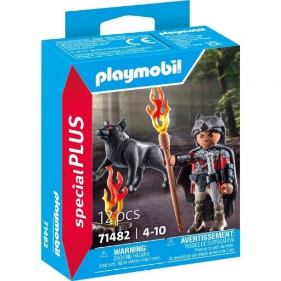 Playmobil Special Plus Πολεμιστής με λύκο (71482)