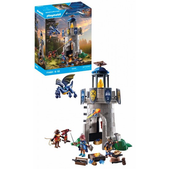 Playmobil Novelmore Πύργος Ιπποτών με δράκο και σιδηρουργό  (71483)