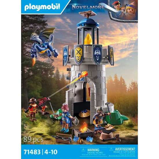 Playmobil Novelmore Πύργος Ιπποτών με δράκο και σιδηρουργό  (71483)