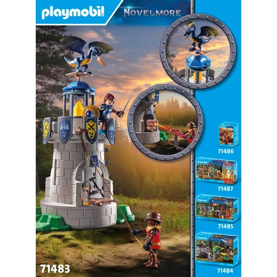 Playmobil Novelmore Πύργος Ιπποτών με δράκο και σιδηρουργό  (71483)