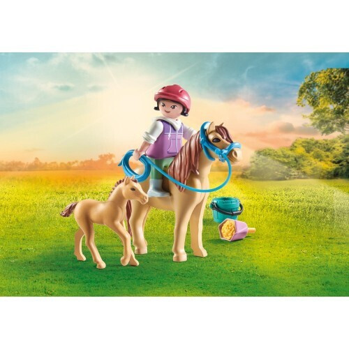 Playmobil Horses Of Waterfall Παιδάκι Με Άλογο Και Πουλάρι(71498)