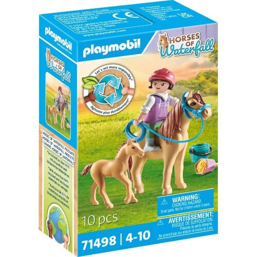 Playmobil Horses Of Waterfall Παιδάκι Με Άλογο Και Πουλάρι(71498)