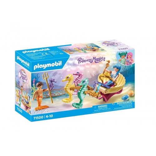 Playmobil Princess Magic Γοργονο-άμαξα Με Ιππόκαμπους(71500)