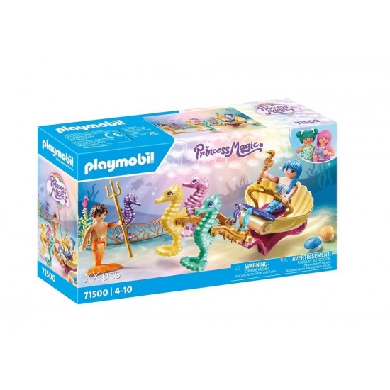 Playmobil Princess Magic Γοργονο-άμαξα Με Ιππόκαμπους(71500)
