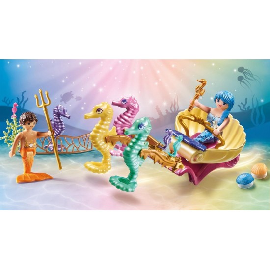 Playmobil Princess Magic Γοργονο-άμαξα Με Ιππόκαμπους(71500)