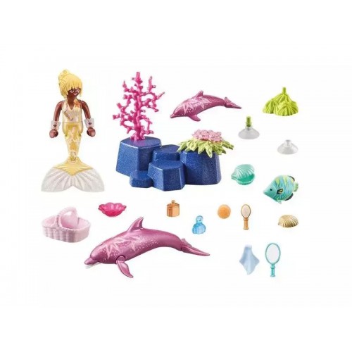 Playmobil Princess Magic Γοργόνα Με Δελφίνια(71501)